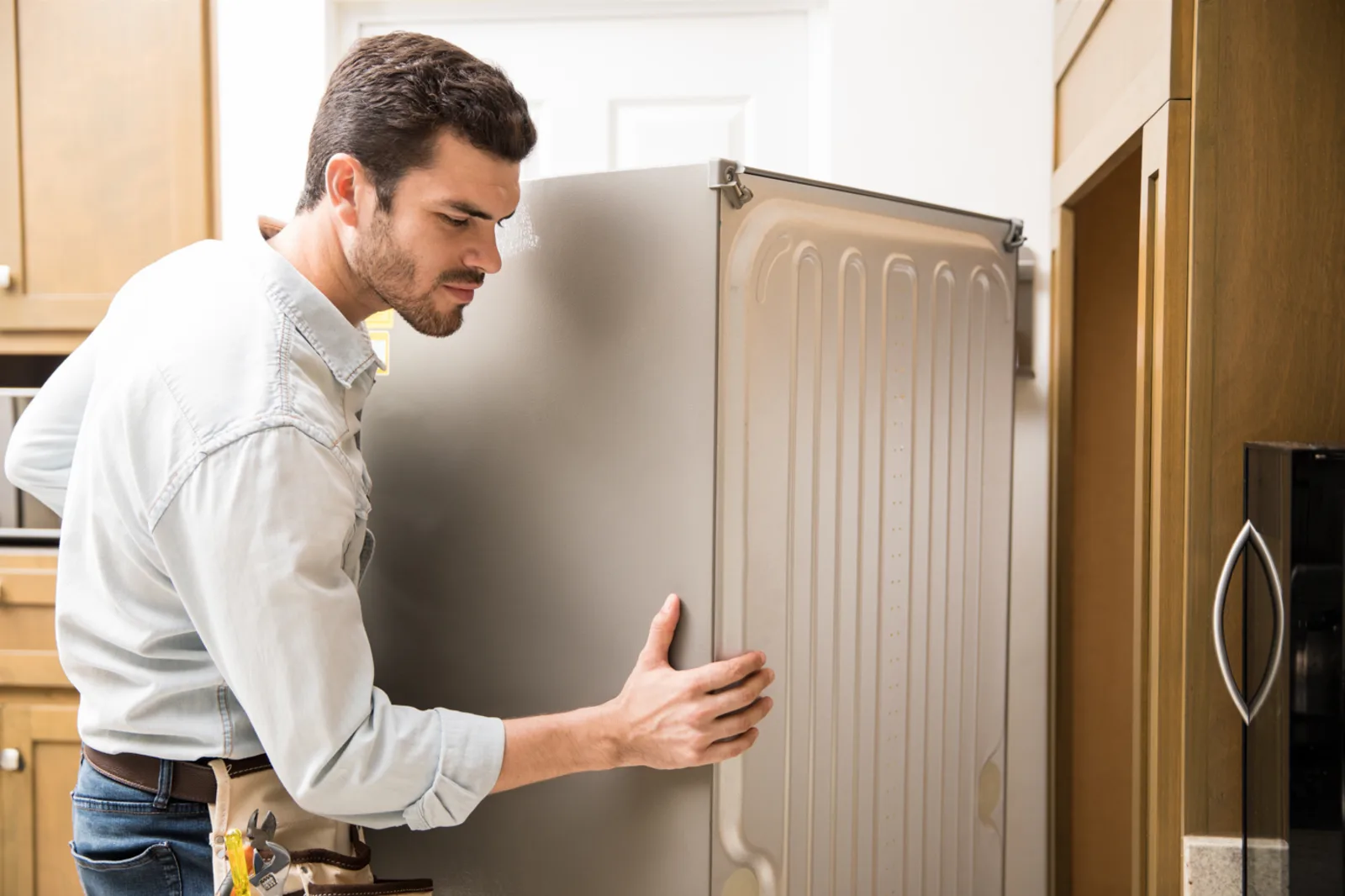 Safely Move a Fridge Out of a House